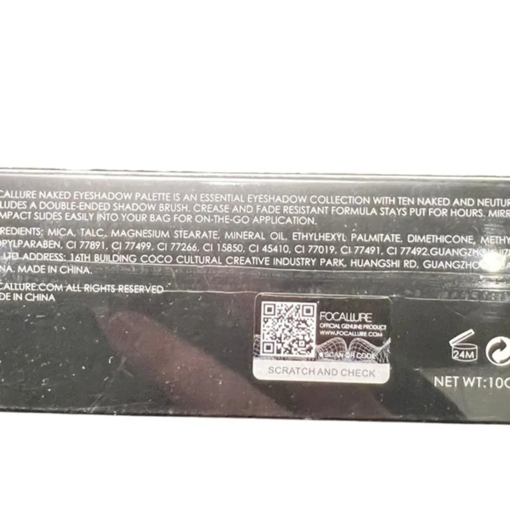 FOCALLURE Eyeshadow Pallette Fa-08‎ 01  0.35 Oz.